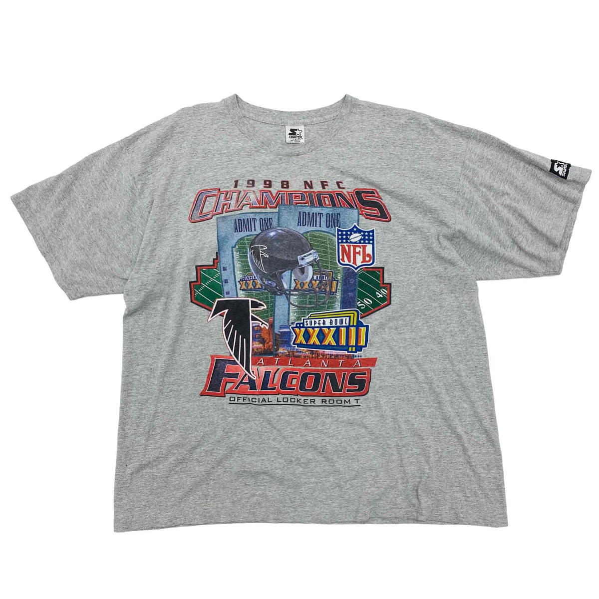 1998 NFC Champions Atlanta Falcons Starter T-Shirt - 2XL – The Vintage Store