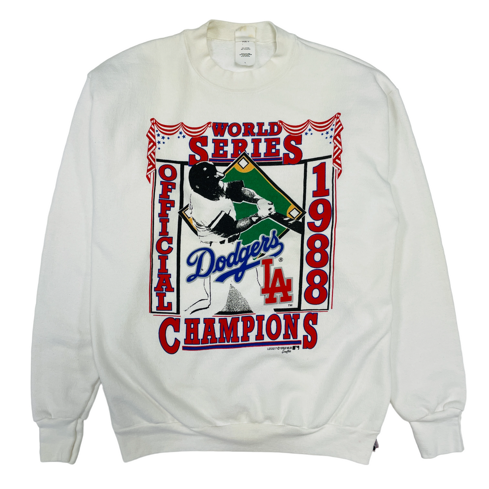LA Dodgers 1988 MLB World Series Champions Sweatshirt - Medium