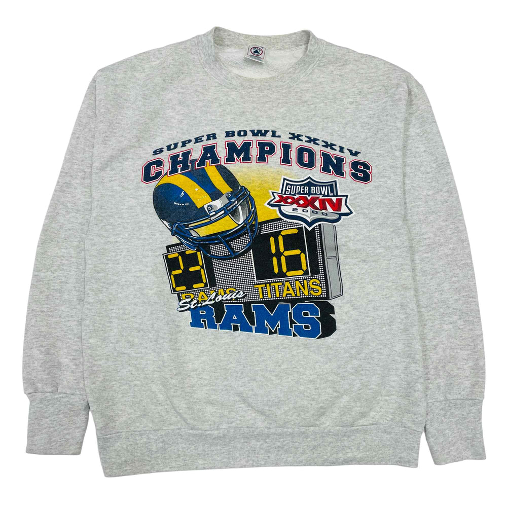 Vintage St. Louis Rams Super Bowl XXXIV Champions Sweatshirt (2000) 