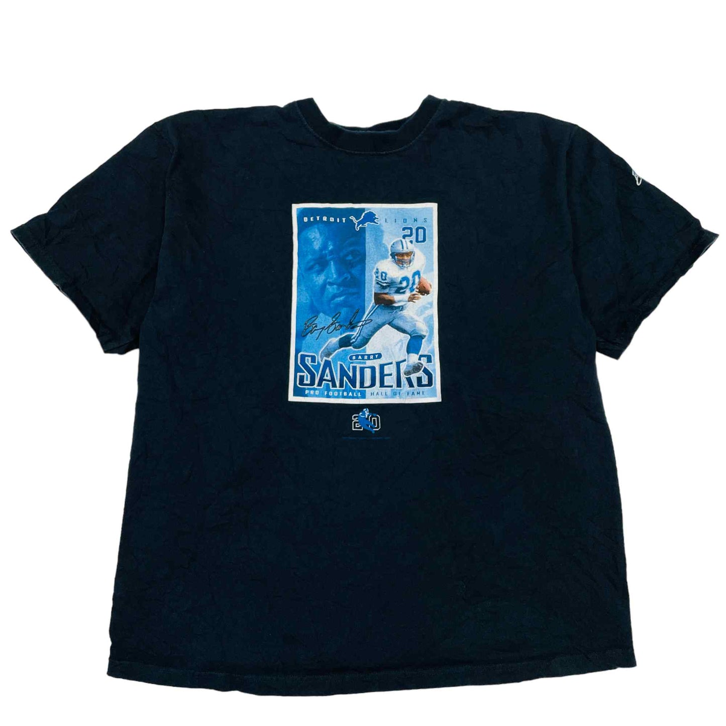 Barry Sanders Hall of Fame Reebok T-Shirt - XL – The Vintage Store