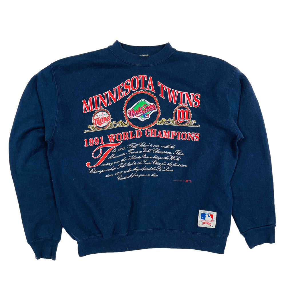 Atlanta Braves Vintage 1991 Logo 7 Men's MLB World Series Sweatshirt Sz L  Red