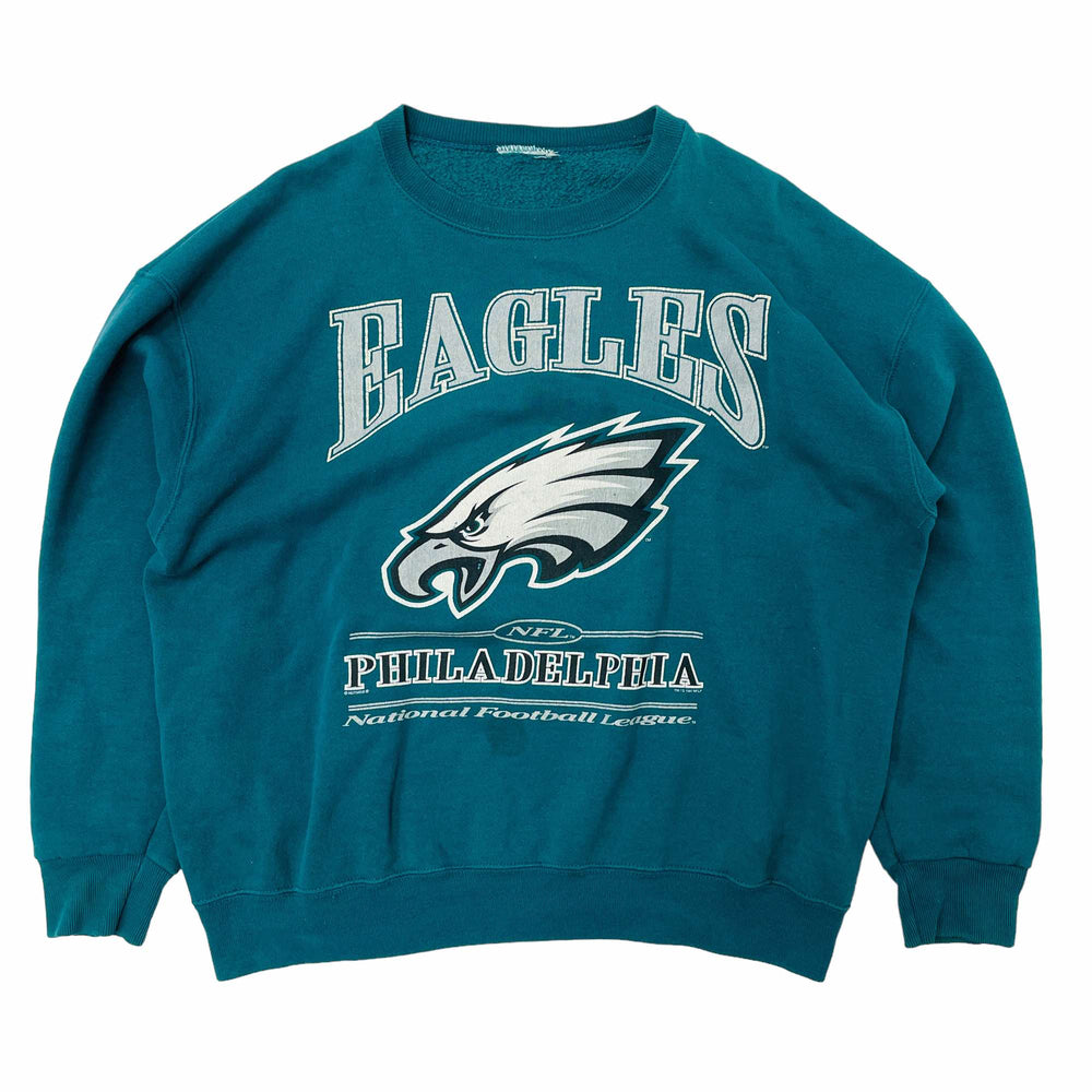 90's Philadelphia Eagles Lee Grey NFL Crewneck Sweatshirt Size Medium –  Rare VNTG