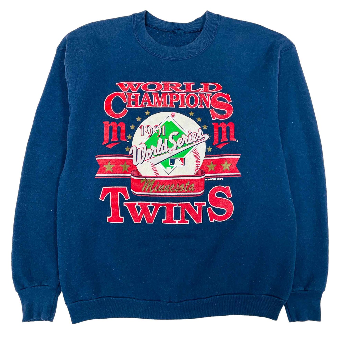 Vintage Minnesota Twins shirt, MLB navy blue graphic tee - AU Small