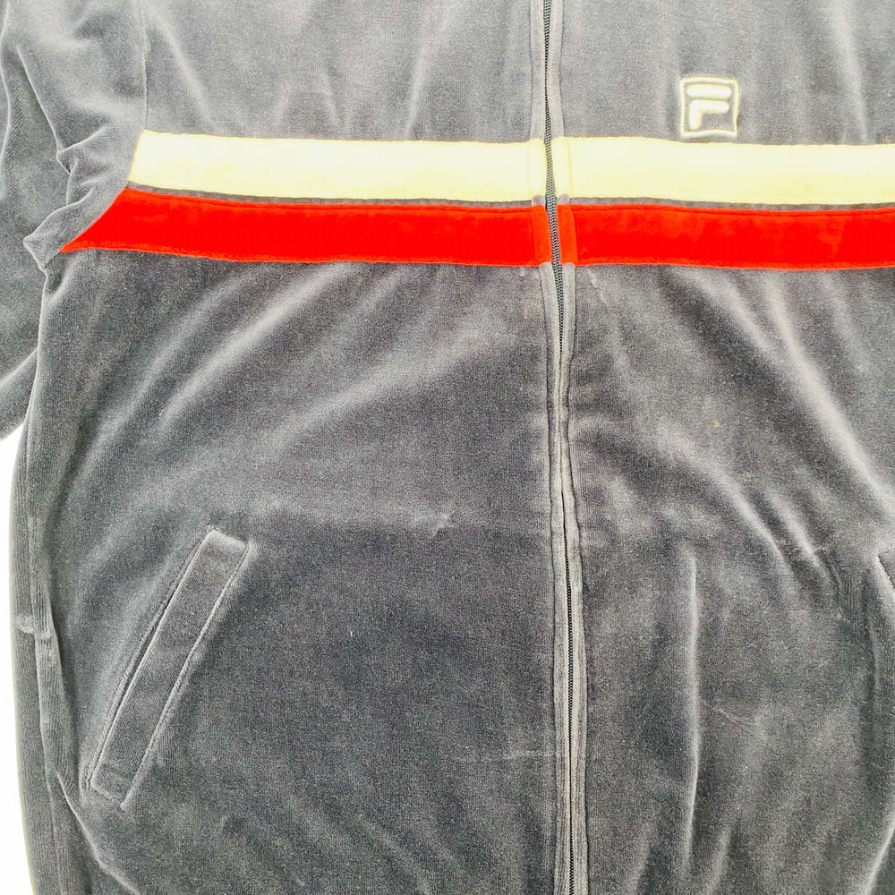 
                  
                    Fila Velour Track Jacket- Large
                  
                