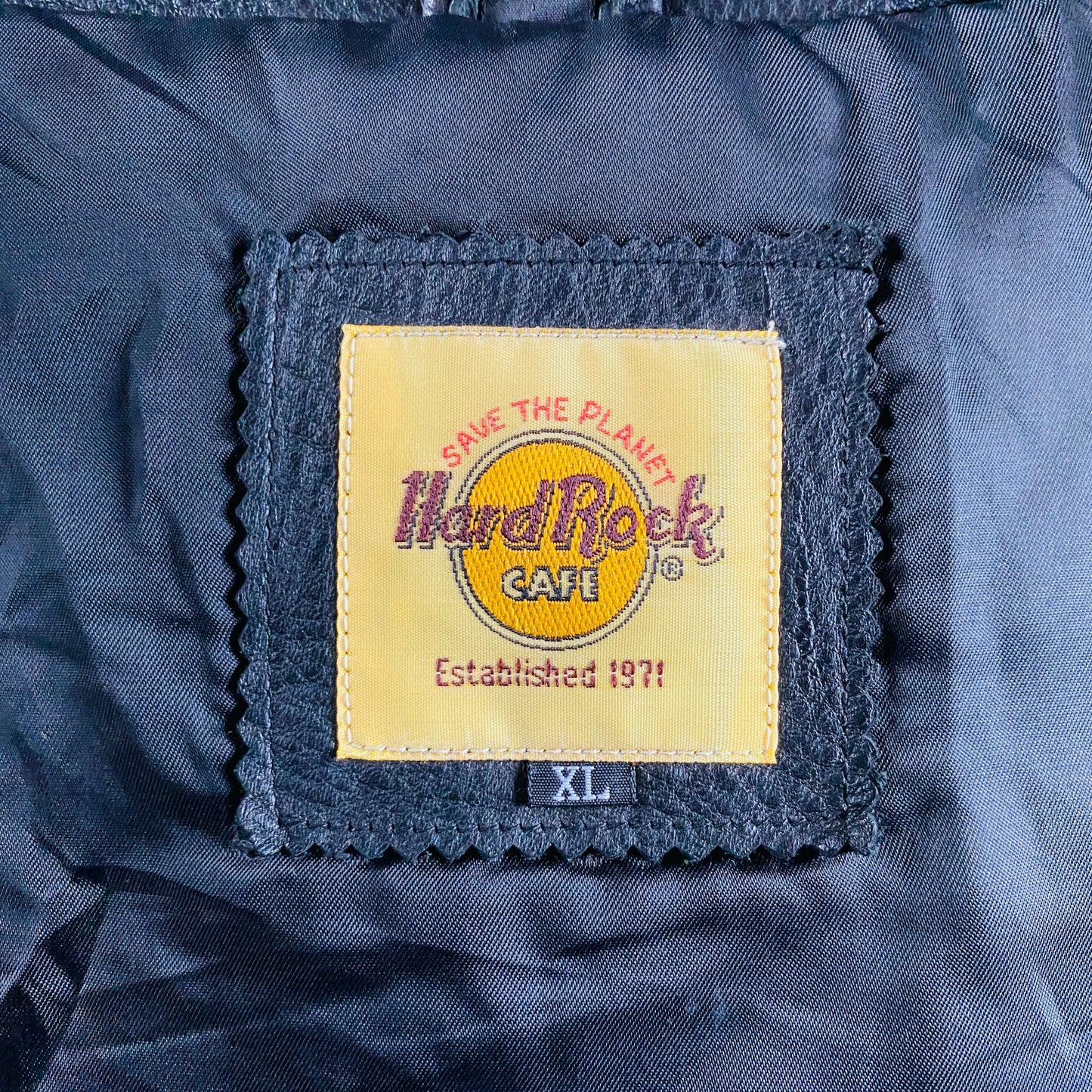 
                  
                    Unisex Hard Rock Cafe Leather Bomber Jacket - XL
                  
                