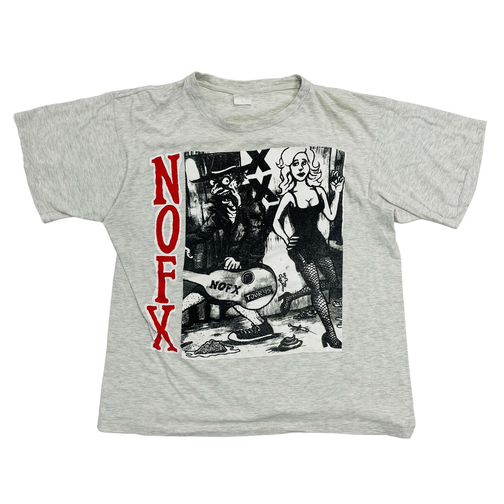 NOFX 1995 Tour Fat Wreck Chords T-Shirt - Medium
