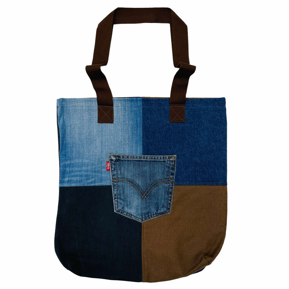 Reworked Levi's Tote Bag - One Size