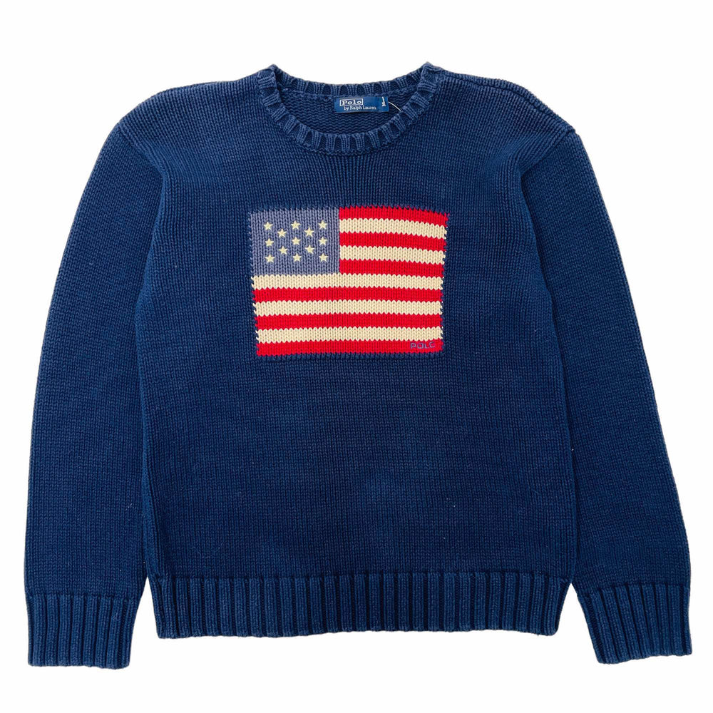 
                  
                    Ralph Lauren Flag Knitted Jumper - Medium
                  
                