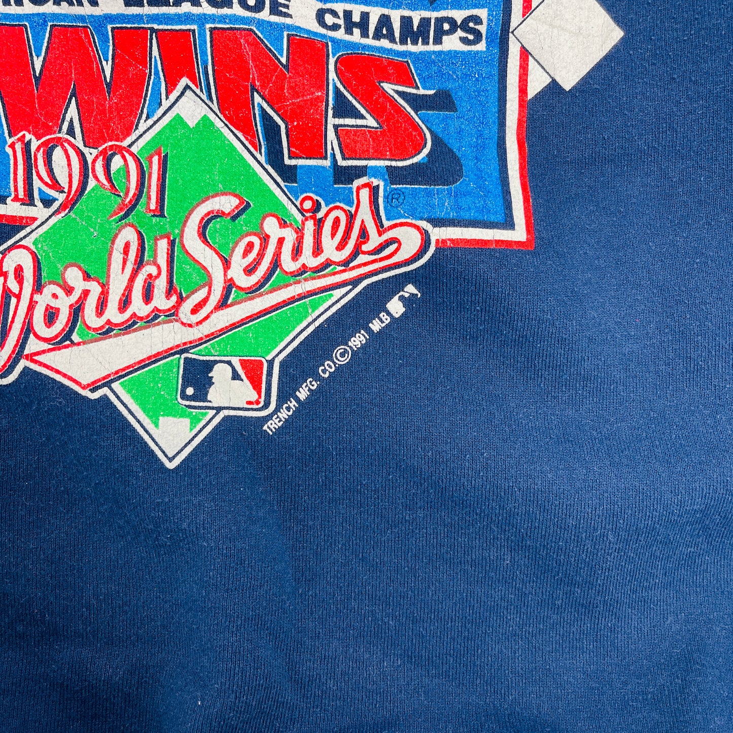 Vintage 1988 LA Dodgers World Series Champions T-Shirt M Trench