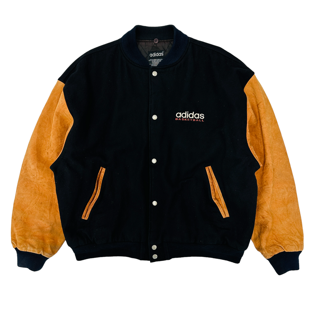 
                  
                    Rare 90s Adidas Basketball Wool Varsity Jacket - XL
                  
                