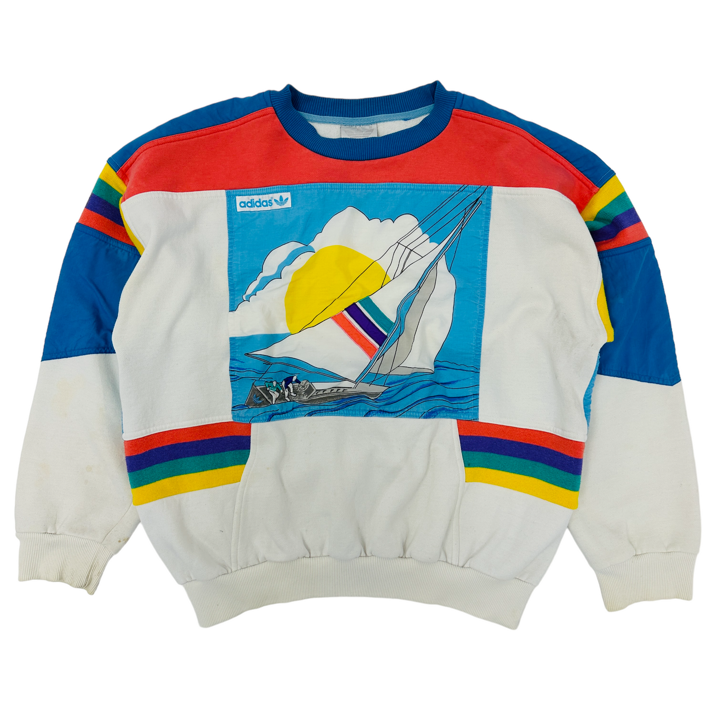 Rare 90s Adidas Regatta Sailing Sweatshirt - Large – The Vintage Store