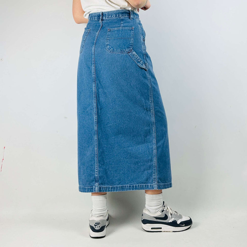 Ladies Vintage Denim Midi Skirt - W30