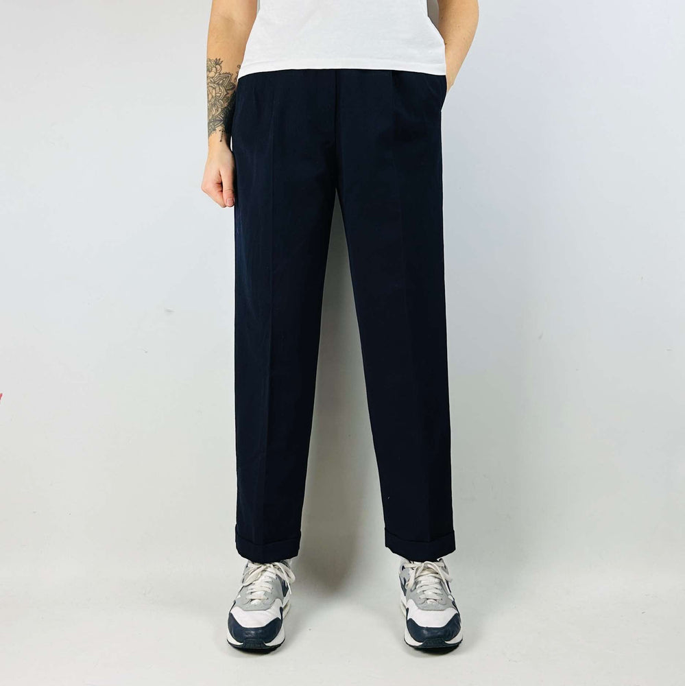
                  
                    Ladies Vintage Relaxed Wool Tailored Trousers - W27 L28
                  
                