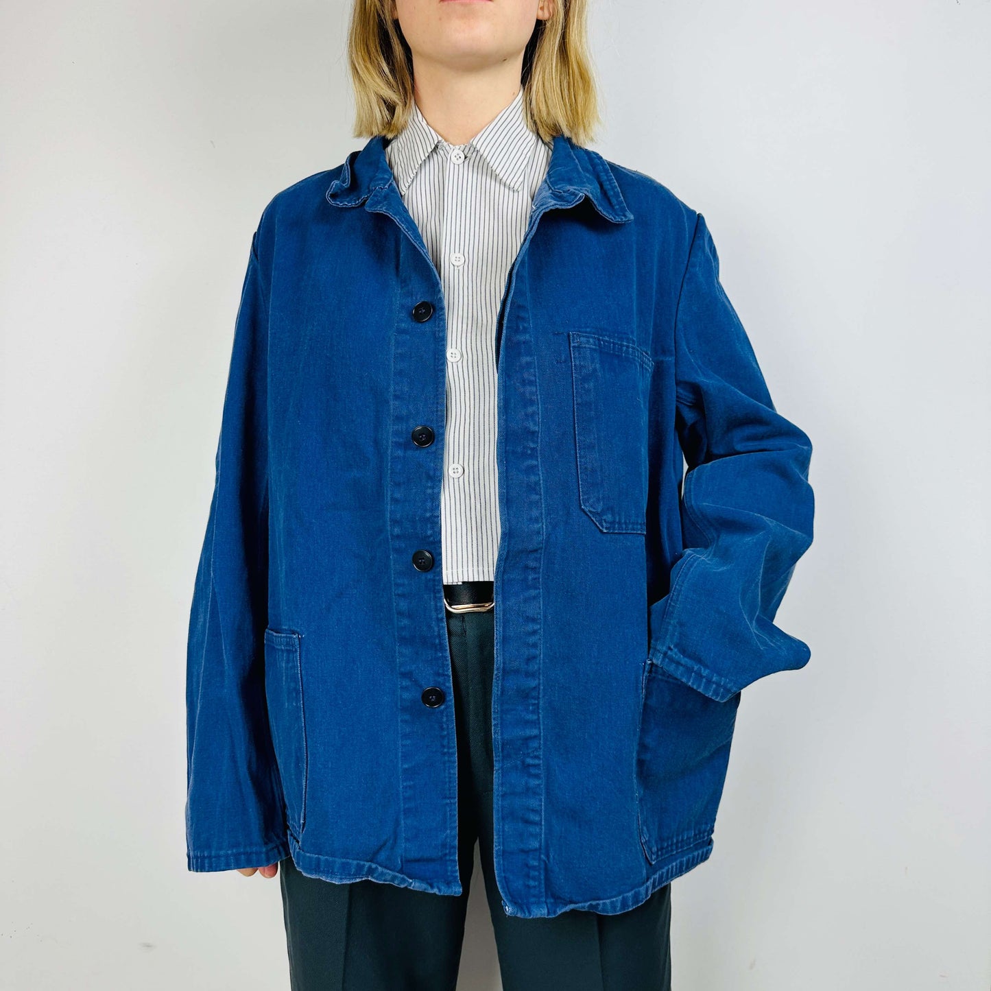 
                  
                    Unisex Vintage Worker Chore Jacket - XL
                  
                