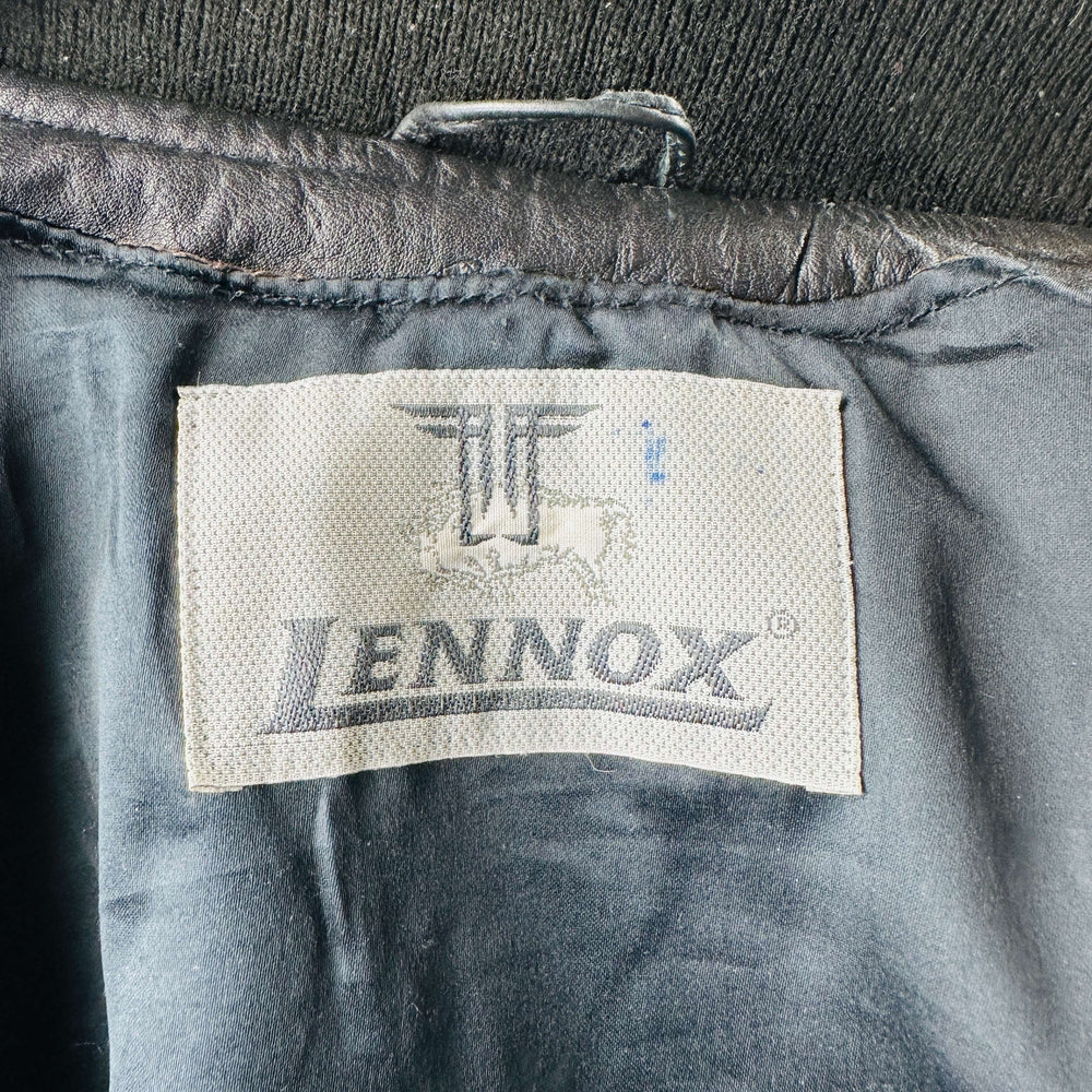 
                  
                    Unisex Vintage Leather Bomber Jacket - XL
                  
                