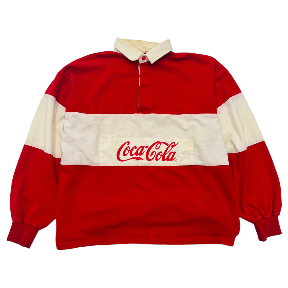 
                  
                    90s Coca-Cola Long Sleeve Polo Shirt
                  
                