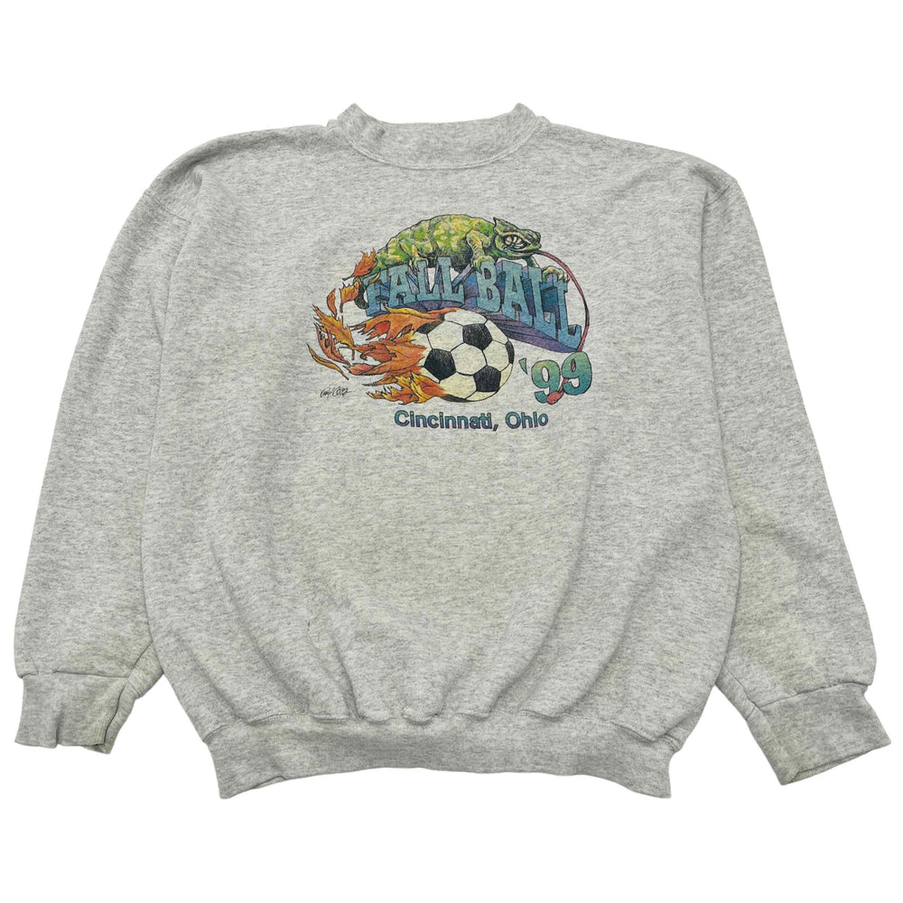 90s Fall Ball Graphic Kappa Sweatshirt - Large